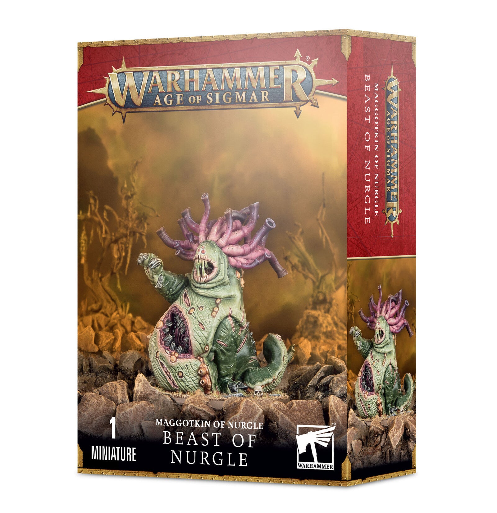 [WAR] MAGGOTKIN OF NURGLE: BESTIA DE NURGLE