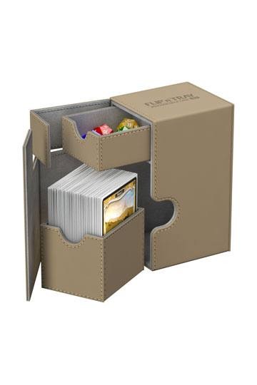 [ULT] Ultimate Guard Flip´n´Tray Deck Case 80+ Caja de Cartas Tamaño Estándar XenoSkin Beige