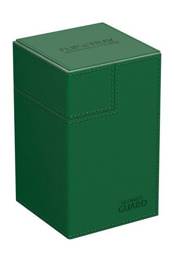 [ULT] Ultimate Guard Flip´n´Tray Deck Case 100+ Caja de Cartas Tamaño Estándar XenoSkin Verde
