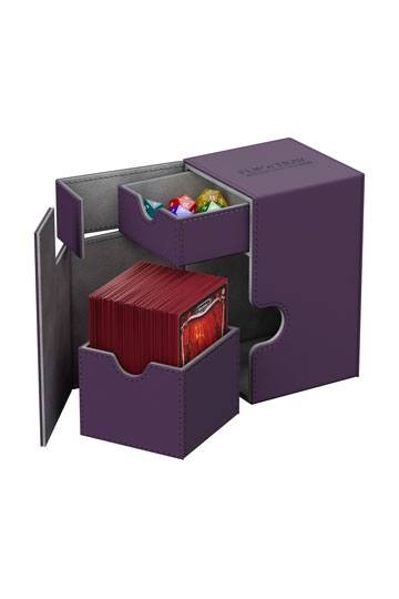 [ULT] Ultimate Guard Flip´n´Tray Deck Case 100+ Caja de Cartas Tamaño Estándar XenoSkin Violeta