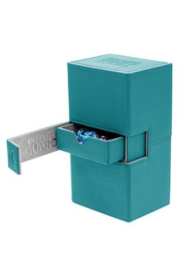 [ULT] Ultimate Guard Twin Flip´n´Tray Deck Case 160+ Caja de Cartas Tamaño Estándar XenoSkin Gasolina Azul