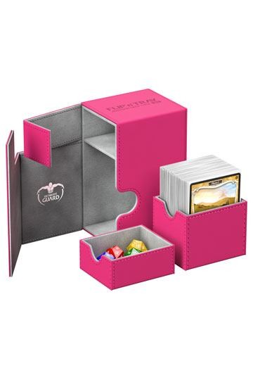 [ULT]Ultimate Guard Flip´n´Tray Deck Case 80+ Caja de Cartas Tamaño Estándar XenoSkin Fucsia