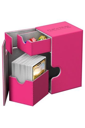 [ULT]Ultimate Guard Flip´n´Tray Deck Case 80+ Caja de Cartas Tamaño Estándar XenoSkin Fucsia