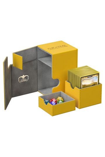 [ULT]Ultimate Guard Flip´n´Tray Deck Case 100+ Tamaño Estándar XenoSkin™ Ámbar