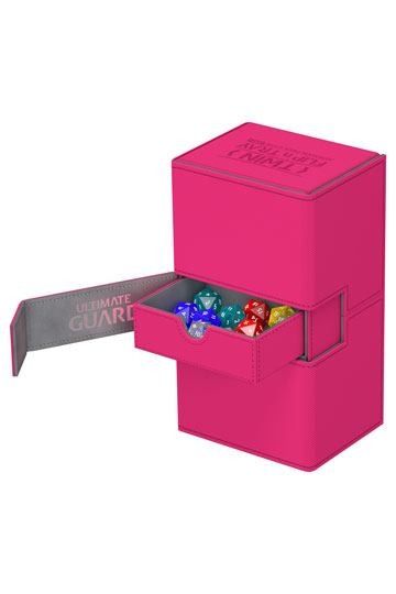 [ULT] Ultimate Guard Twin Flip´n´Tray Deck Case 200+ Tamaño Estándar XenoSkin™ Fucsia