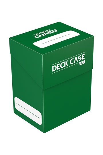 [ULT] Ultimate Guard Deck Case 80+ Caja de Cartas Tamaño Estándar Verde
