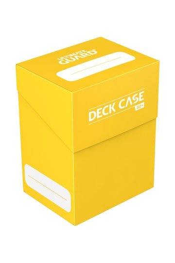 [ULT] Ultimate Guard Deck Case 80+ Caja de Cartas Tamaño Estándar Amarillo
