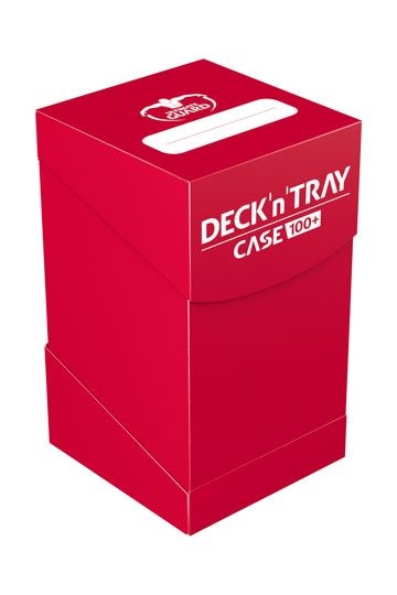[ULT] Ultimate Guard Deck´n´Tray Case 100+ Caja de Cartas Tamaño Estándar Rojo