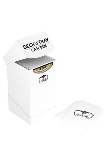[ULT] Ultimate Guard Deck´n´Tray Case 100+ Caja de Cartas Tamaño Estándar Blanco