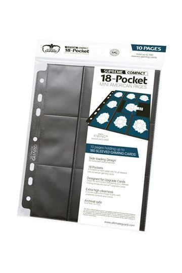 [ULT] Ultimate Guard 18-Pocket Compact Pages Mini American Negro (10)