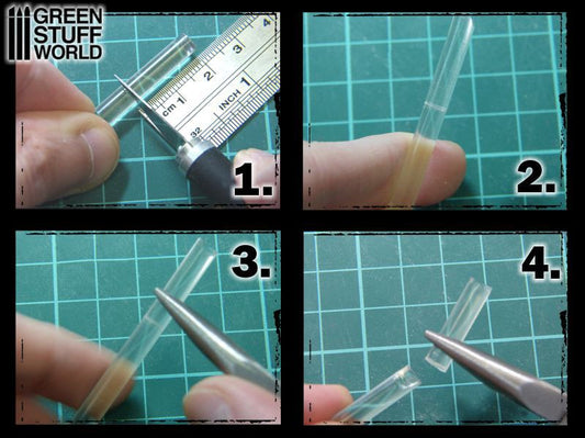 [AGS] Barras Acrilicas - Redondas 1,6 mm TRANSPARENTES