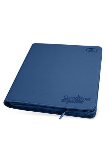 [ULT] Ultimate Guard 12-Pocket QuadRow ZipFolio XenoSkin Azul Marino