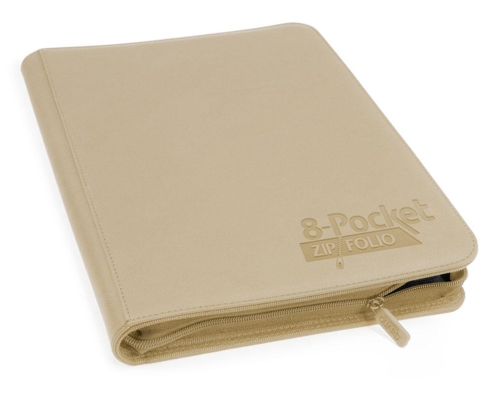 [ULT] Ultimate Guard 8-Pocket ZipFolio XenoSkin Beige Cartas: Albums Ultimate Guard