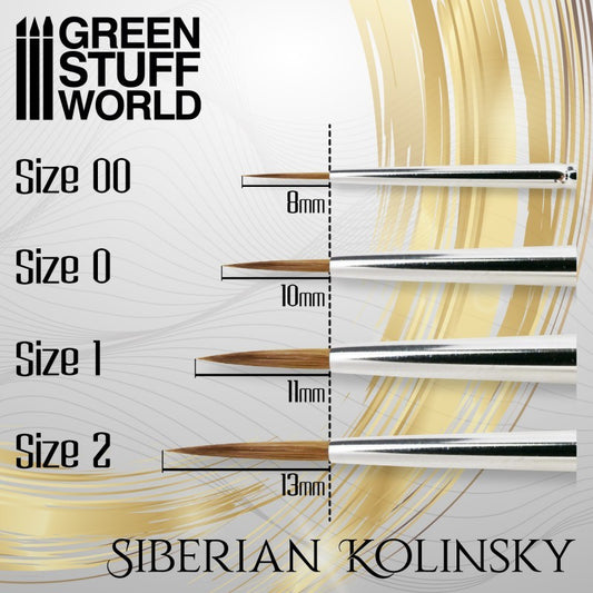 [AGS] GOLD SERIES Pincel Kolinsky Siberiano - 2