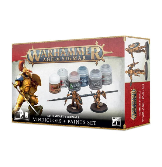 [WAR] Warhammer Age of Sigmar: Set de Pinturas + Vindicadores de los Forjados en la Tormenta
