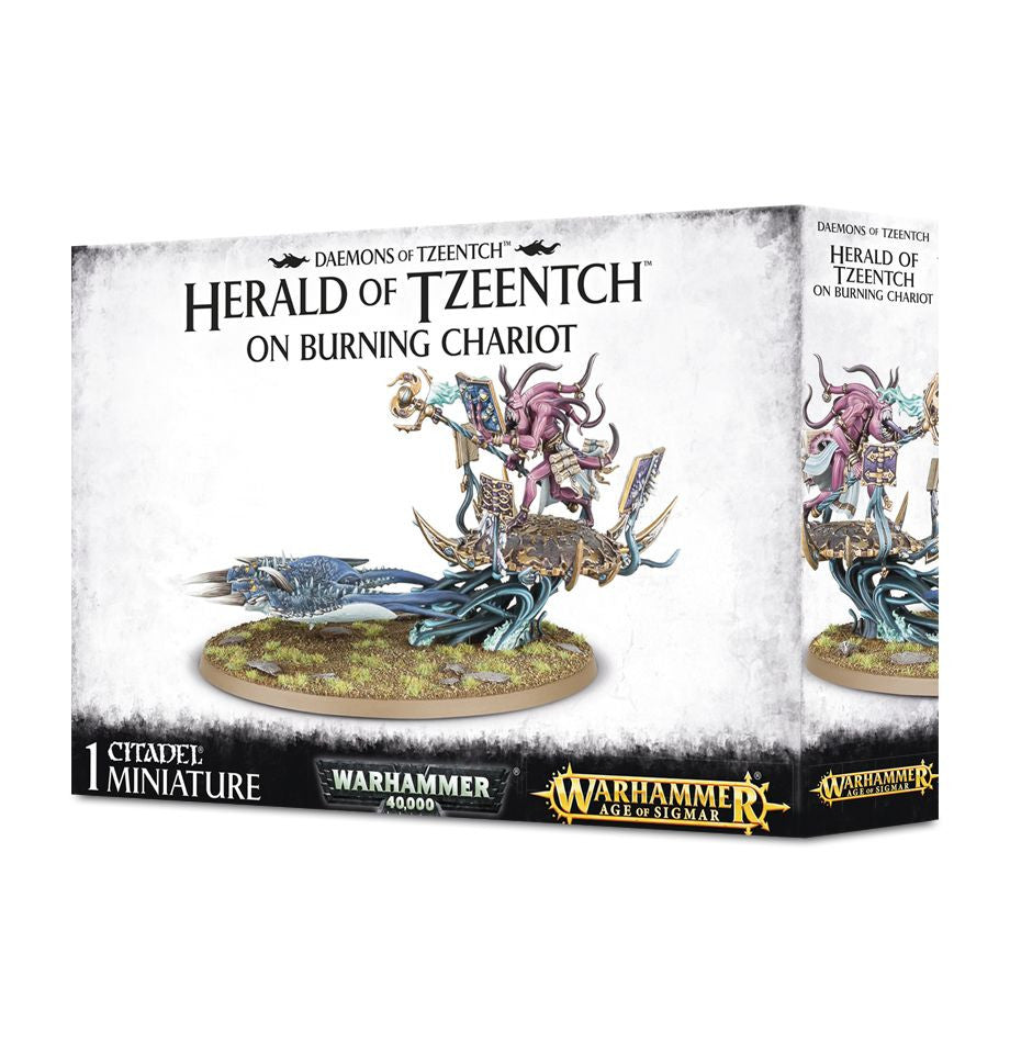 [WAR] vd Fateskimmer, Herald of Tzeentch on Burning Chariot