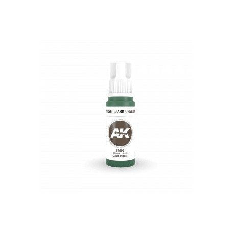 [AKI]  Dark Green INK 17ml  - (AK 3 Generación)