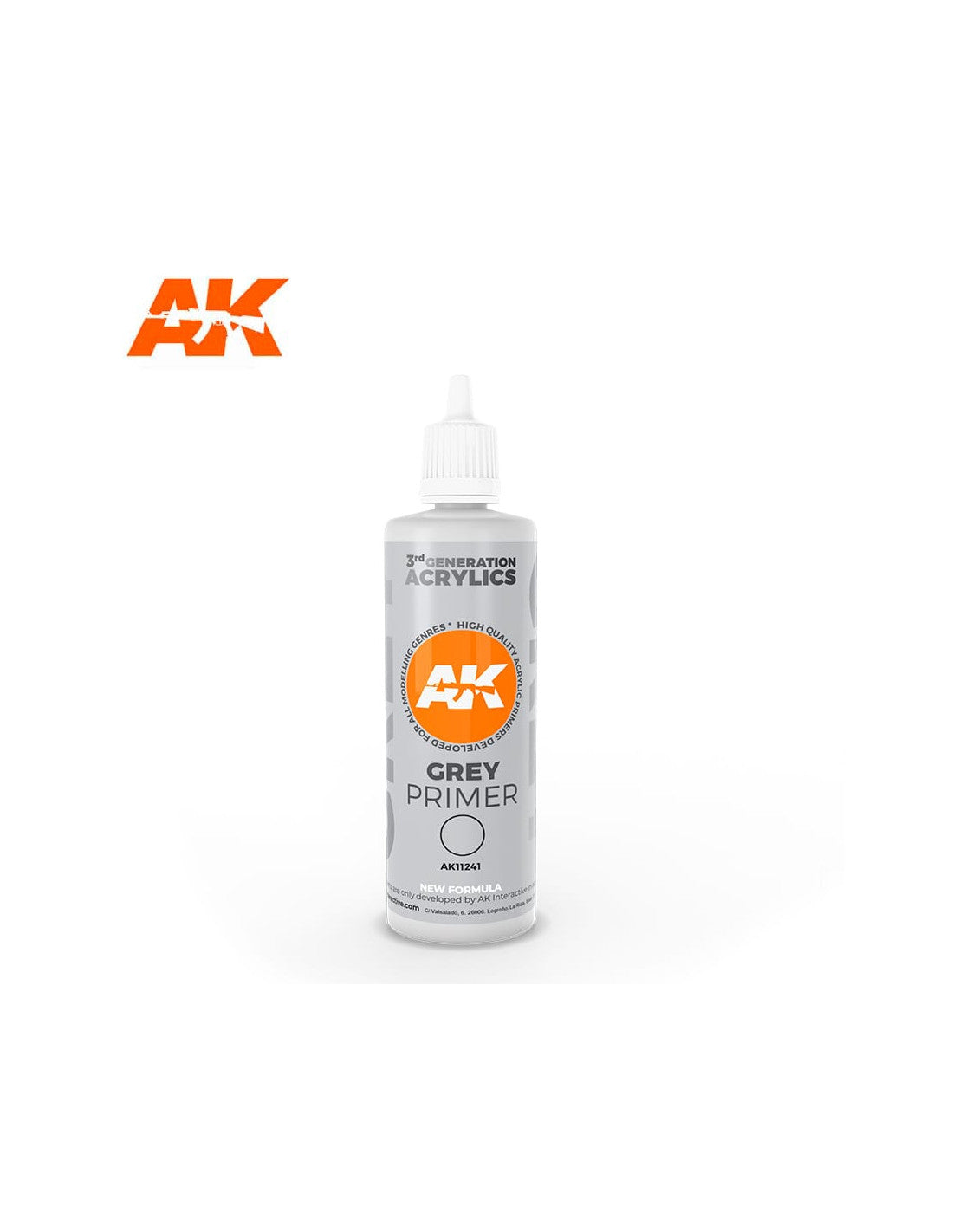 [AKI] IMPRIMACION GRIS 100ML 3ª GENERACION - AK INTERACTIVE