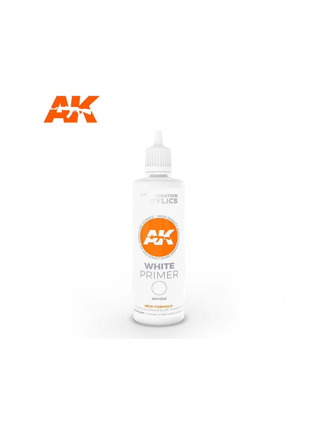 [AKI] IMPRIMACION BLANCA 100ML 3ª GENERACION - AK INTERACTIVE