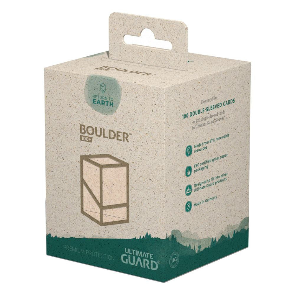 [ULT] Ultimate Guard Return To Earth Boulder Deck Case 100+ Tamaño Estándar Natural