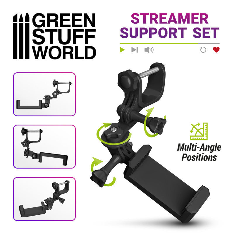 [AGS] Set Soporte Streamer para lampara de arco led