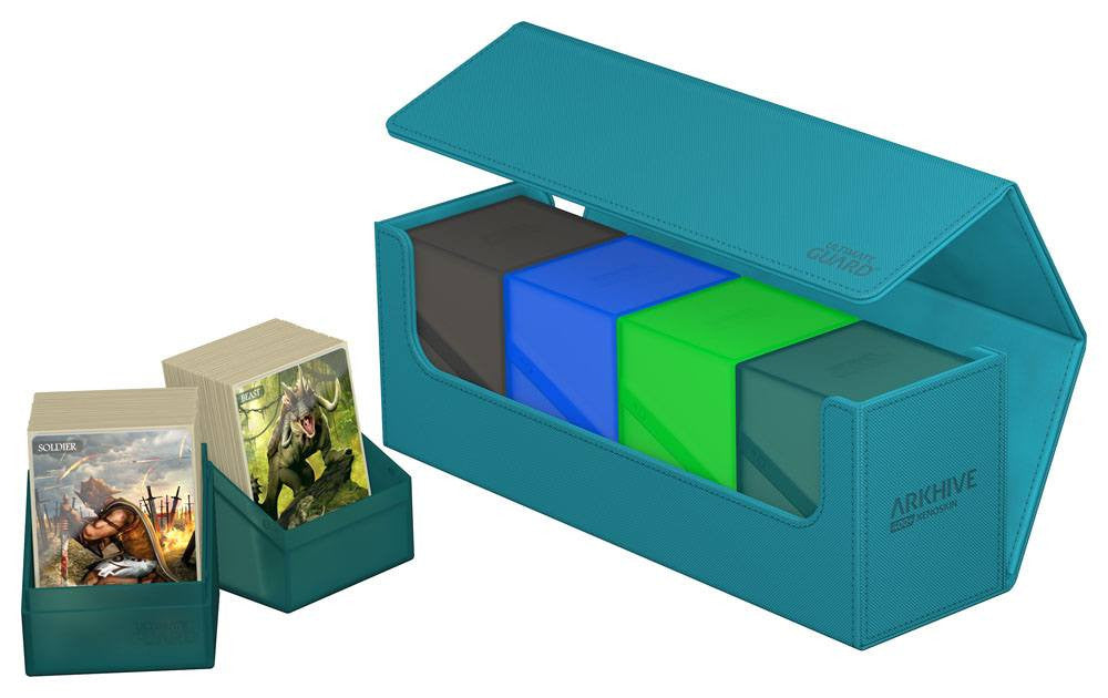 [ULT] Ultimate Guard Arkhive 400+ XenoSkin Monocolor Gasolina Azul