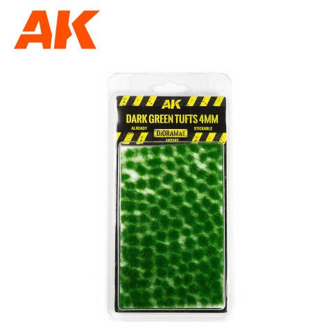 [AKI] DARK GREEN TUFTS 4MM