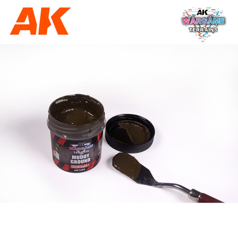 [AKI] TEXTURA TIERRA EMBARRADA AK WARGAME TERRAIN 100ML
