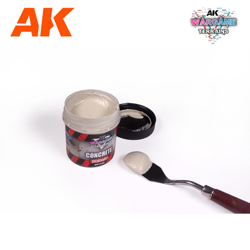 [AKI] TEXTURA CEMENTO Y HORMIGÓN AK WARGAME TERRAIN 100ML
