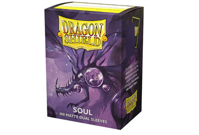 [AJC] DRAGON SHIELD DUAL MATTE SLEEVES - SOUL (100 SLEEVES)
