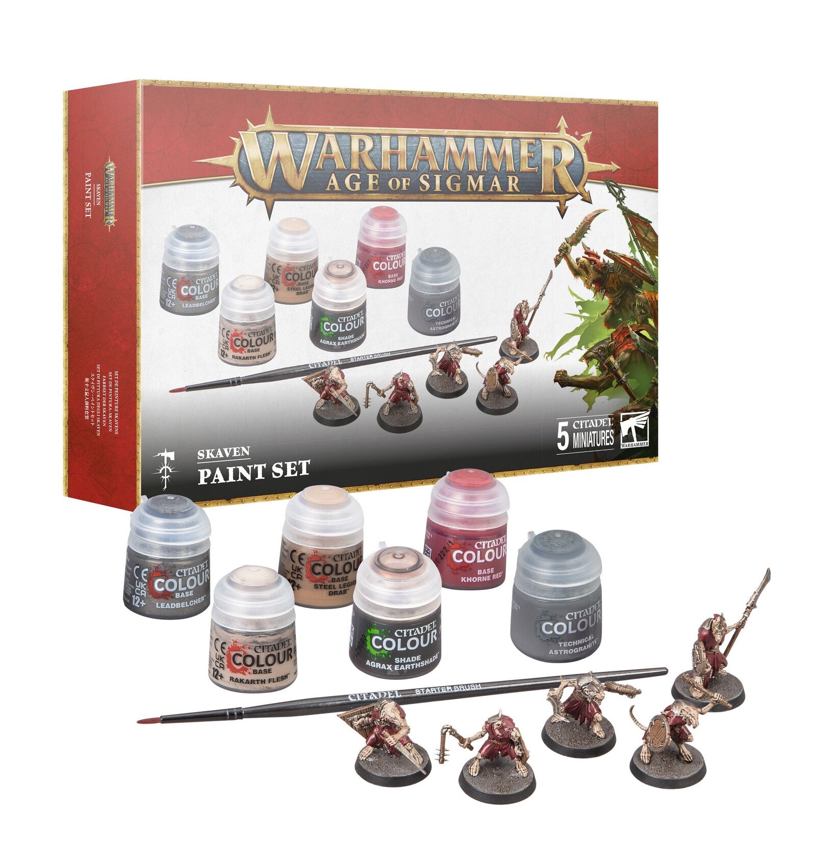 [WAR] AOS SKAVEN + PAINT SET ENG/SPA/PORT/LAT