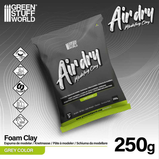 [AGS] Air Dry Foam Clay 250gr. - Gris
