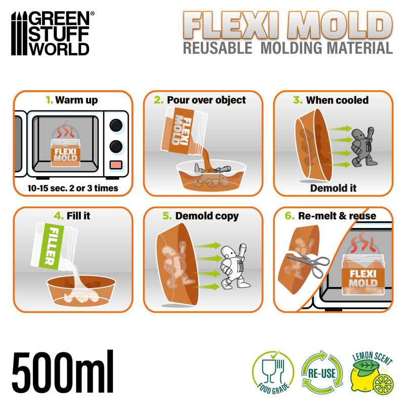[AGS] Flexi Mold - Material reutilizable para moldes