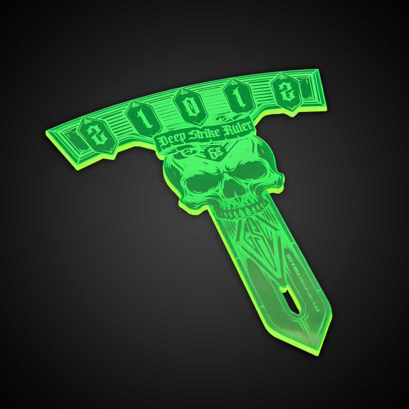 [AGS] Regla Deep Strike 6 pulgadas - Fluor Verde