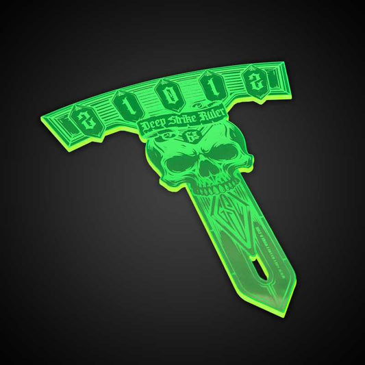 [AGS] Regla Deep Strike 6 pulgadas - Fluor Verde