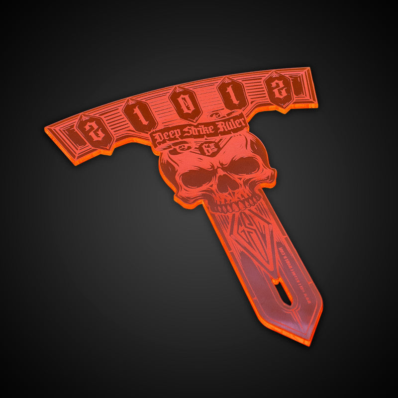 [AGS] Regla Deep Strike 6 pulgadas - Fluor Naranja