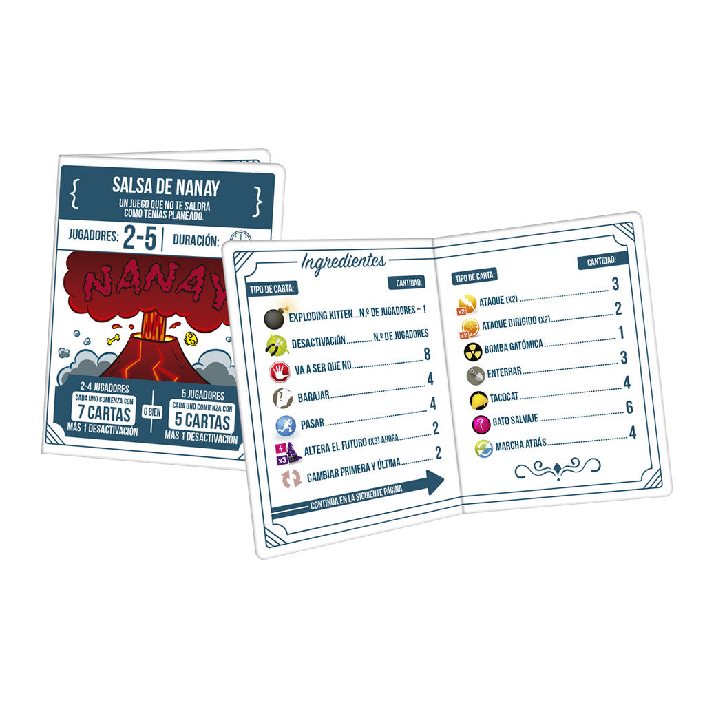 [ASMODEE] Exploding Kittens Recetas del Desastre