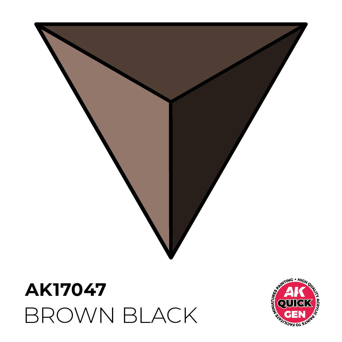 [AKI] BROWN BLACK  - AK QUICK GEN