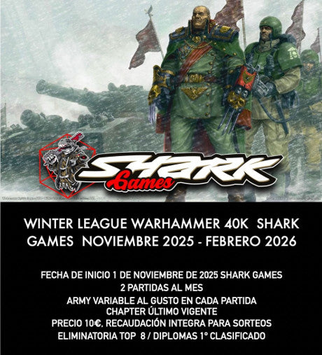 [eve] Liga Warhammer 40k Invierno 2025  / 2026 shark games