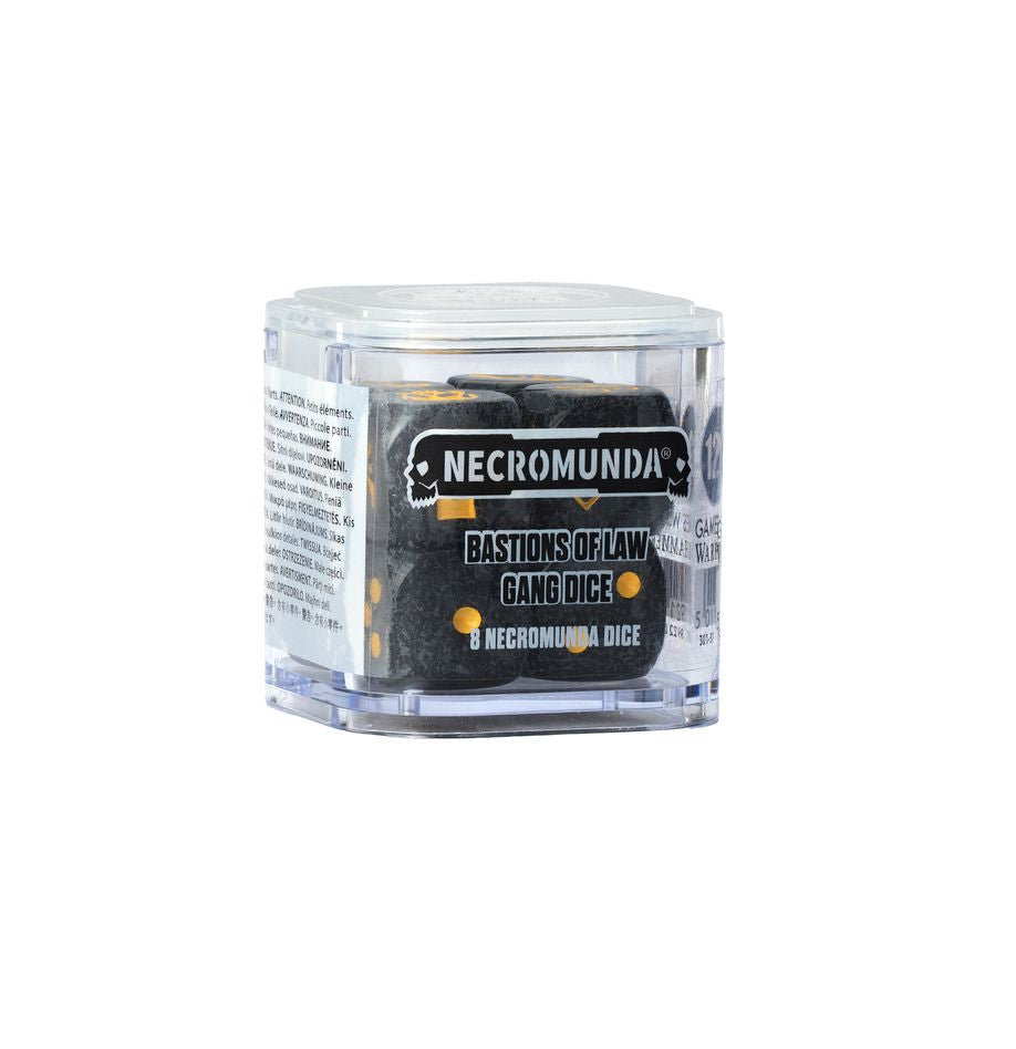 [WAR] NECROMUNDA:BASTIONS OF LAW GANG DICE SET