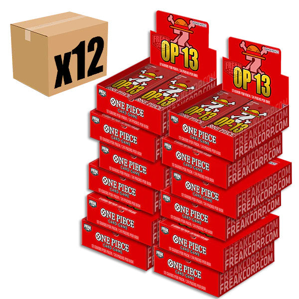 One Piece Card Game - OP-13: Carrying on His Will CASE ENG – x12 Sealed box