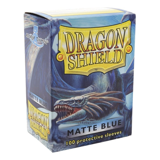[AJC] Dragon Shield Standard Sleeves - Matte Blue (100 Fundas)