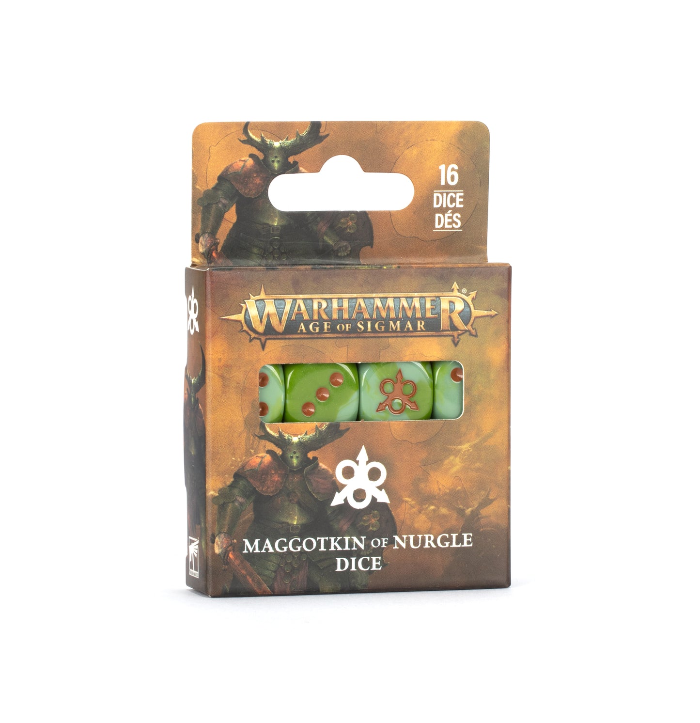 [WAR] AGE OF SIGMAR: MAGGOTKIN OF NURGLE DICE