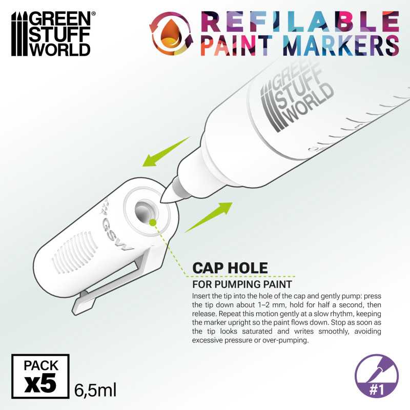 [AGS] Rotuladores recargables 1 pack